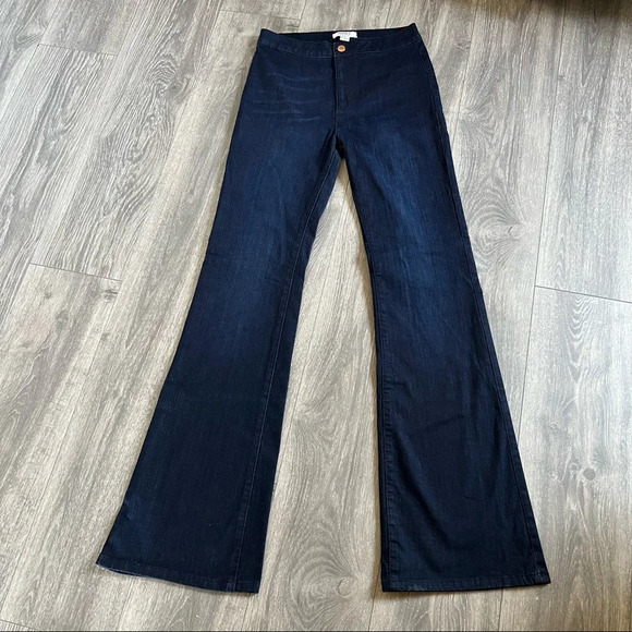 Forever 21 boho hippie dark wash flared bell bottom jeans. Size 30 - Picture 2 of 7